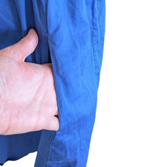 Marcs Dress Periwinkle Blue Cotton Broderie Lace Panel Silk Coquette Women's 6 - Picture 5 of 15